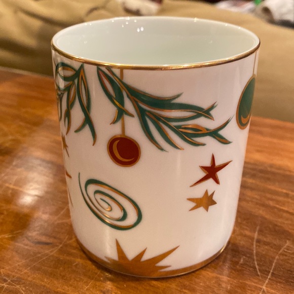 RARE! New Tiffany & Co. Cup Mug 1997 Ornaments Pattern Vintage Christmas Classic - Picture 3 of 10